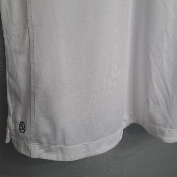 Chase 54 White Sleeveless Zip Up Collared Top  Size S - Picture 3 of 13